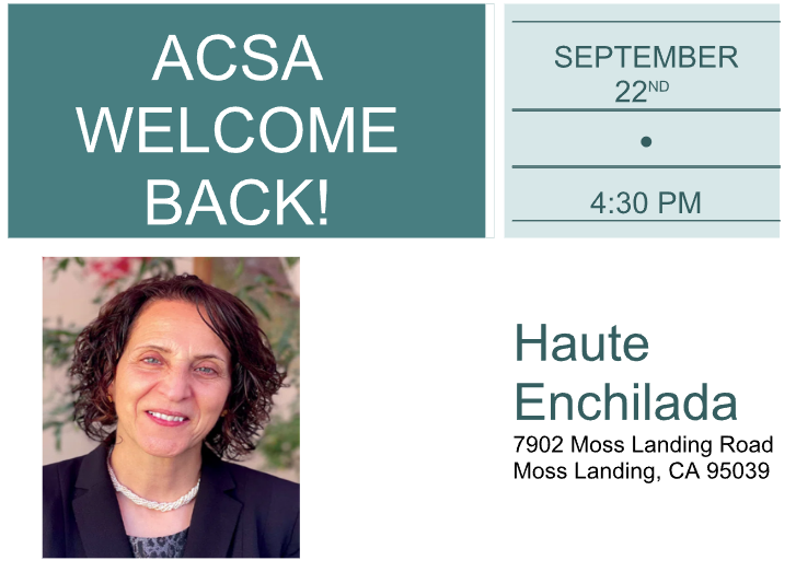 ACSA Welcome Back Event